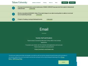 tulane email|tulane email web access.